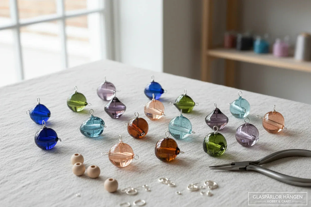 Glaspärlor Hängen - Hilmas Pyssel