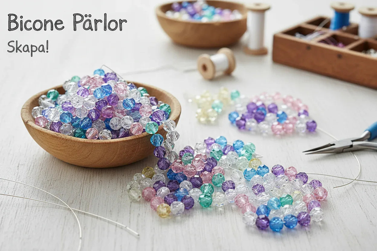 Bicone Pärlor - Hilmas Pyssel