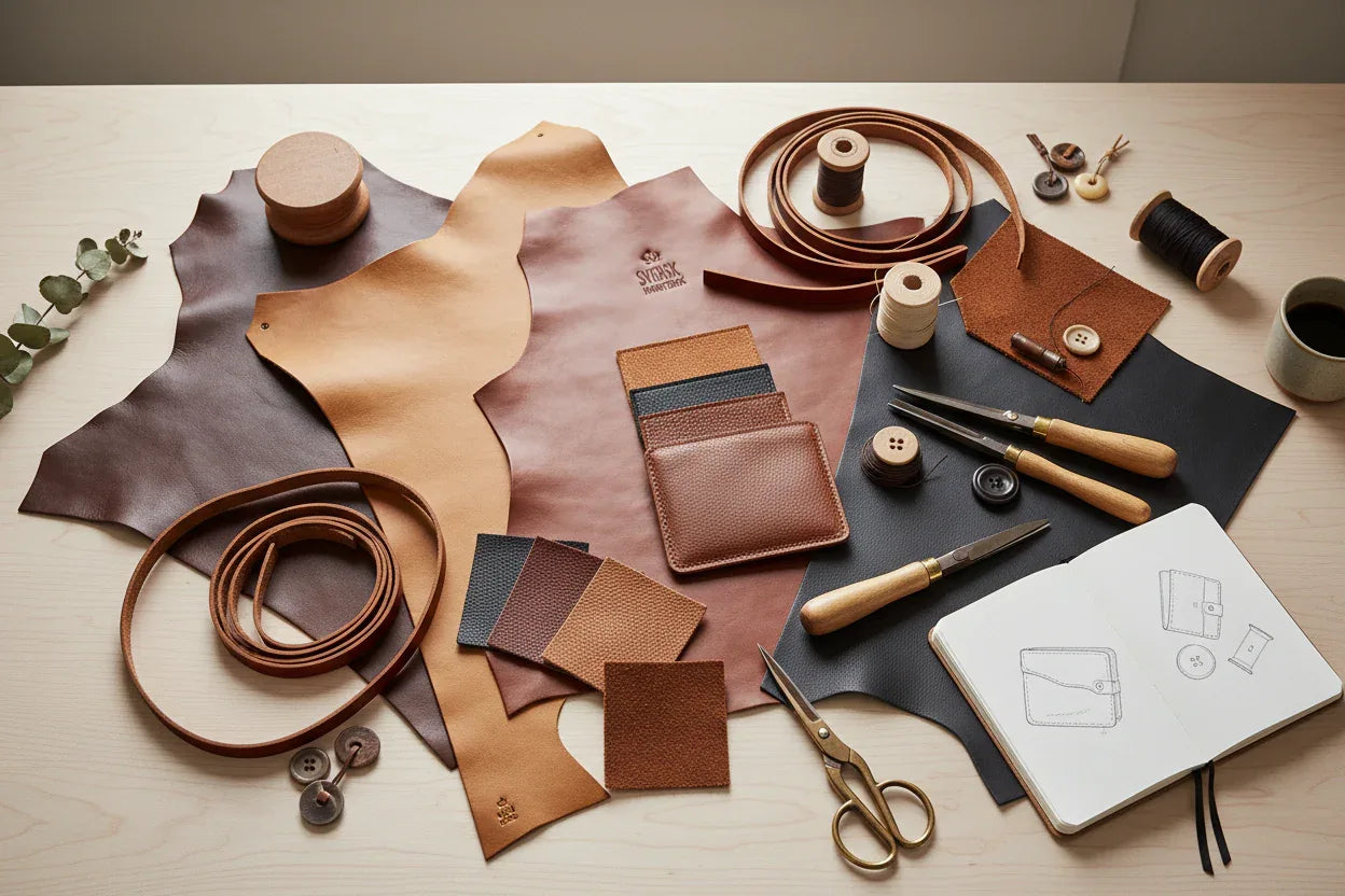 Läder & Läderimitation - Hilmas Pyssel