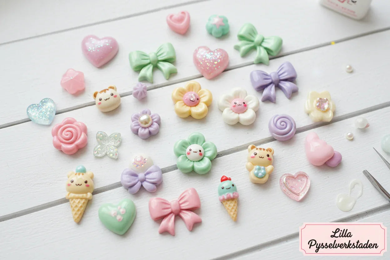 Cabochoner & Flatbacks Egendesignade - Hilmas Pyssel