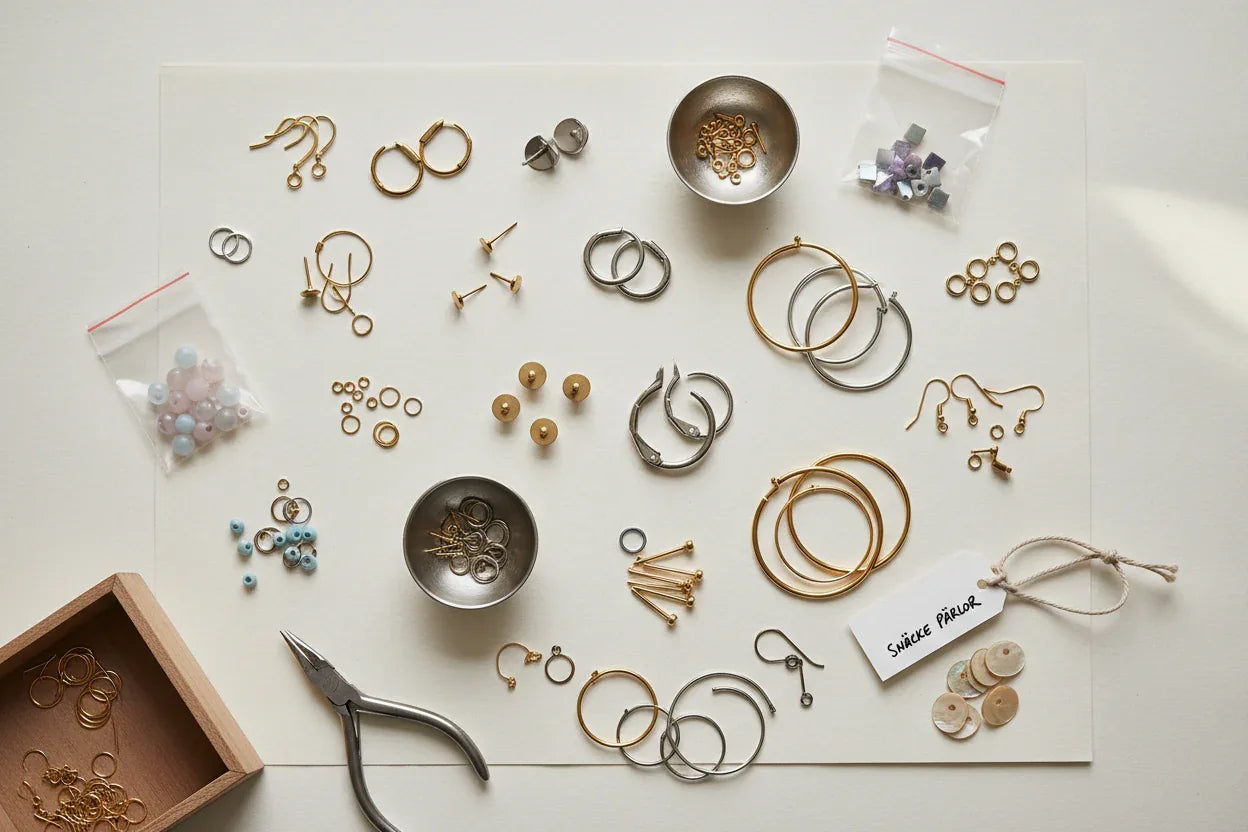 Örhängesdelar - Hilmas Pyssel