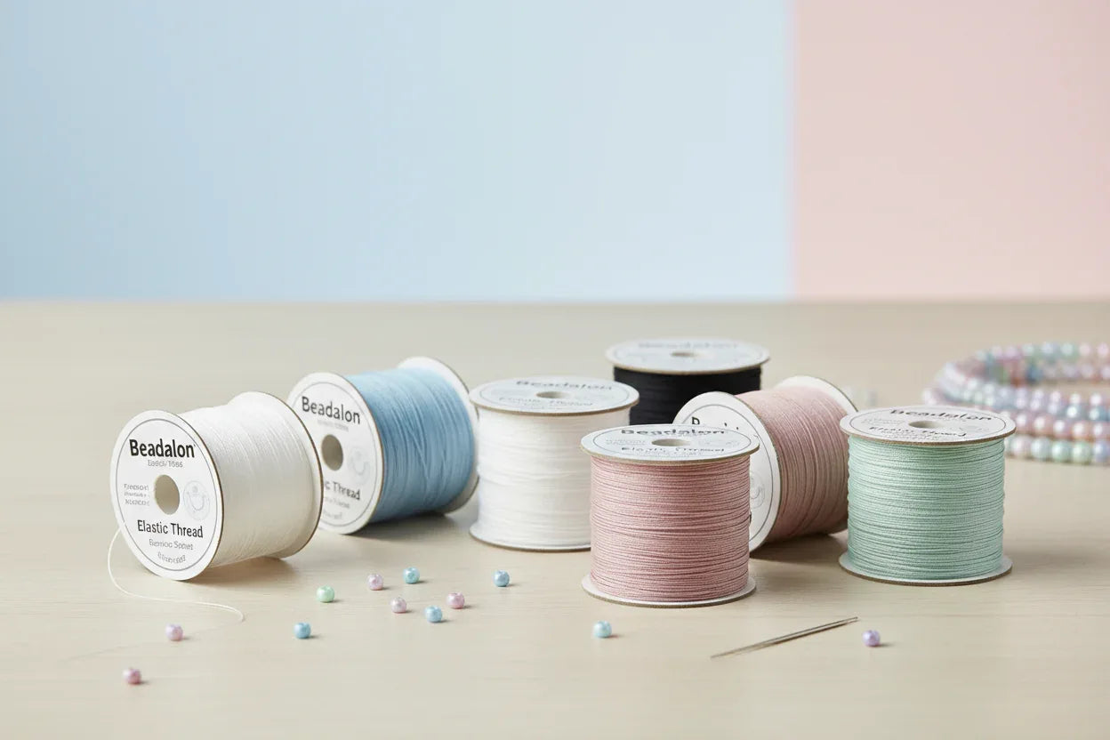 Beadalon Elastisk tråd - Hilmas Pyssel