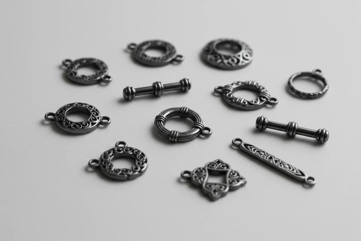 Connectors 925 Silver (Svart Rhodium) - Hilmas Pyssel