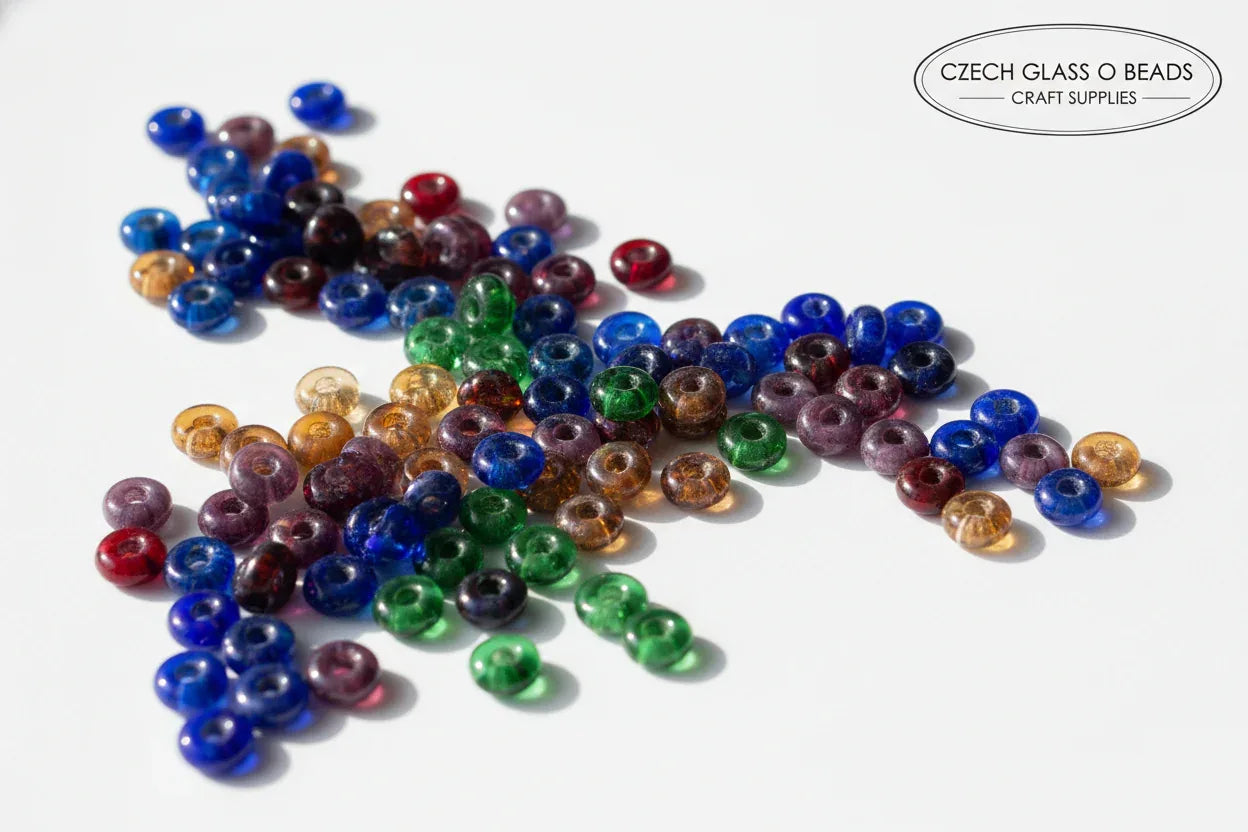 Tjeckiska Glaspärlor O Bead - Hilmas Pyssel