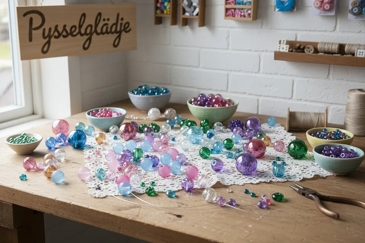 Glaspärlor - Hilmas Pyssel