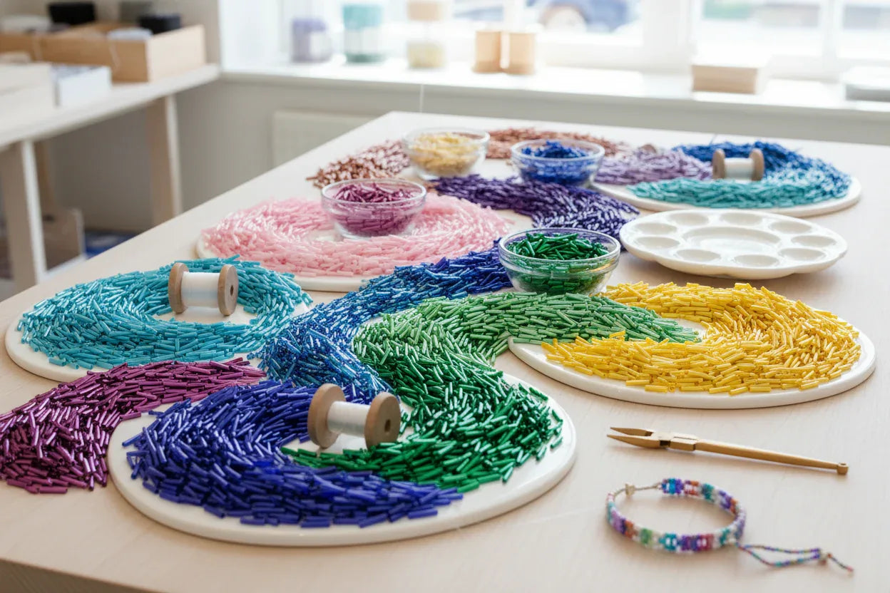 Miyuki Bugle Beads 6mm - Hilmas Pyssel