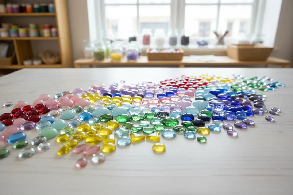 Cabochoner & Flatbacks Glas - Hilmas Pyssel