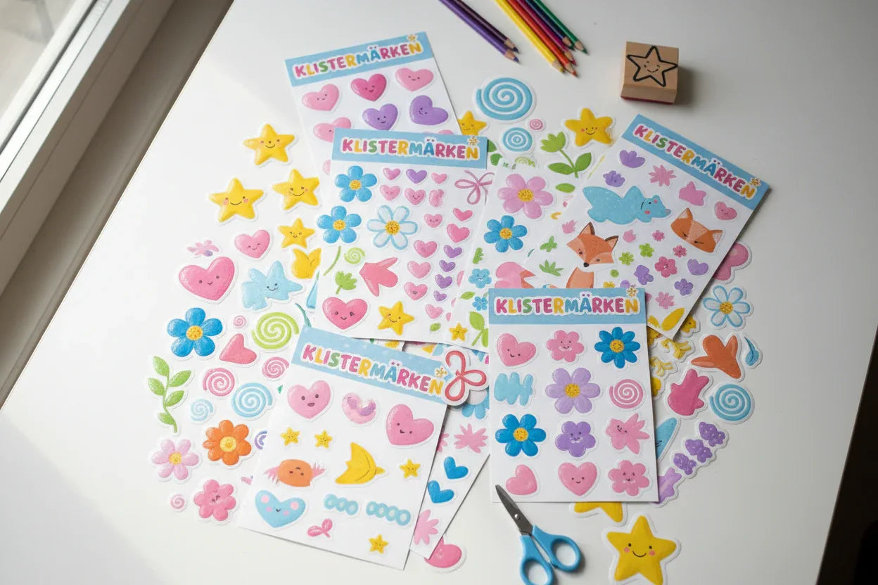 Klistermärken - Hilmas Pyssel