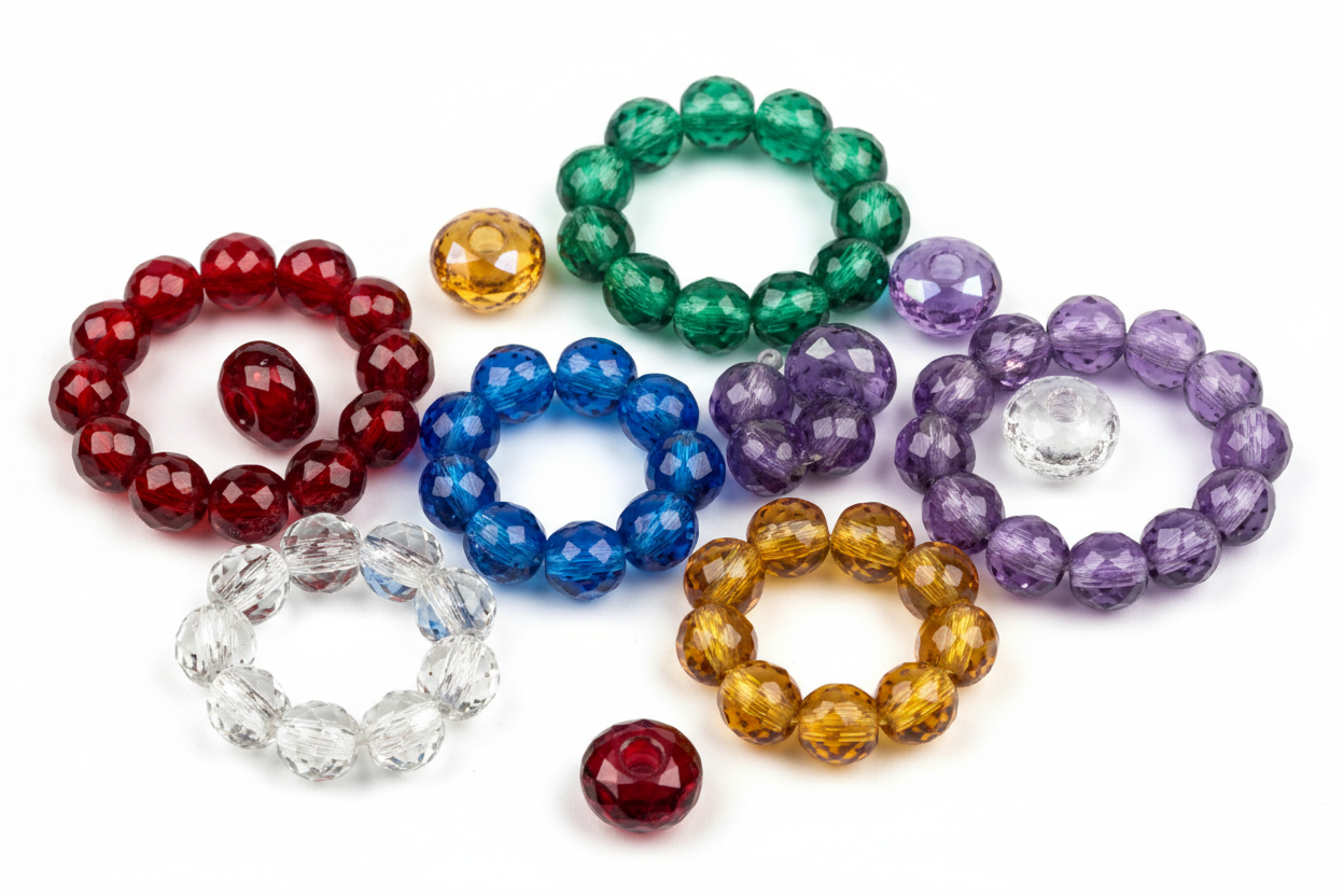 Firepolish Donut 4x7mm - Hilmas Pyssel