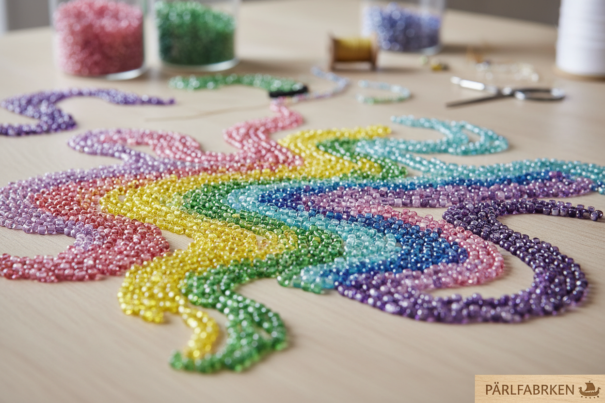 Runda Glaspärlor 3mm