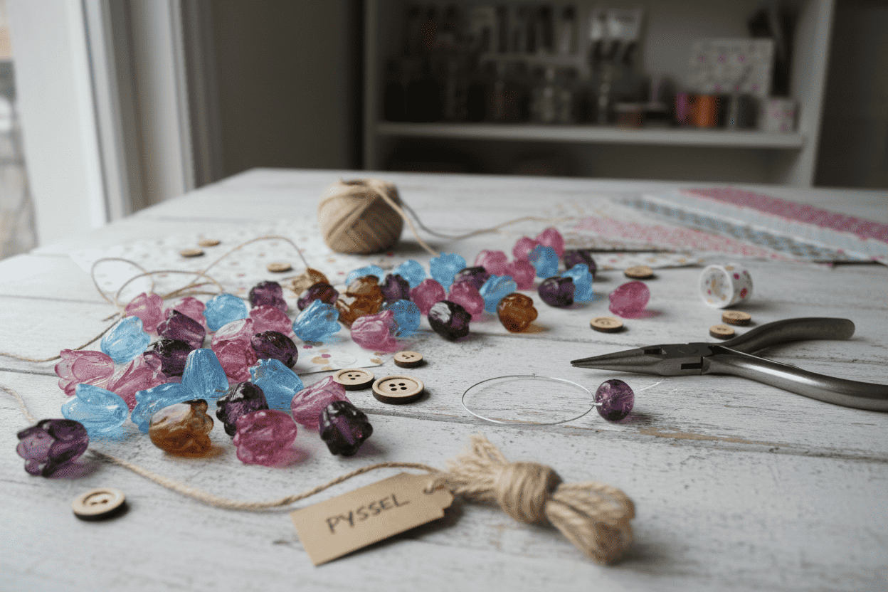 Tjeckiska Glaspärlor Tulip Bud Bead