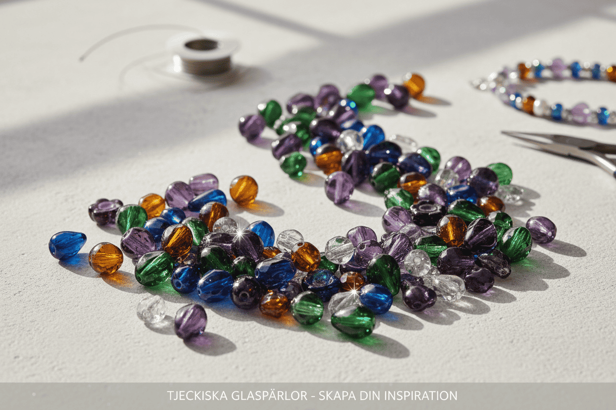 Tjeckiska Glaspärlor Vario bead