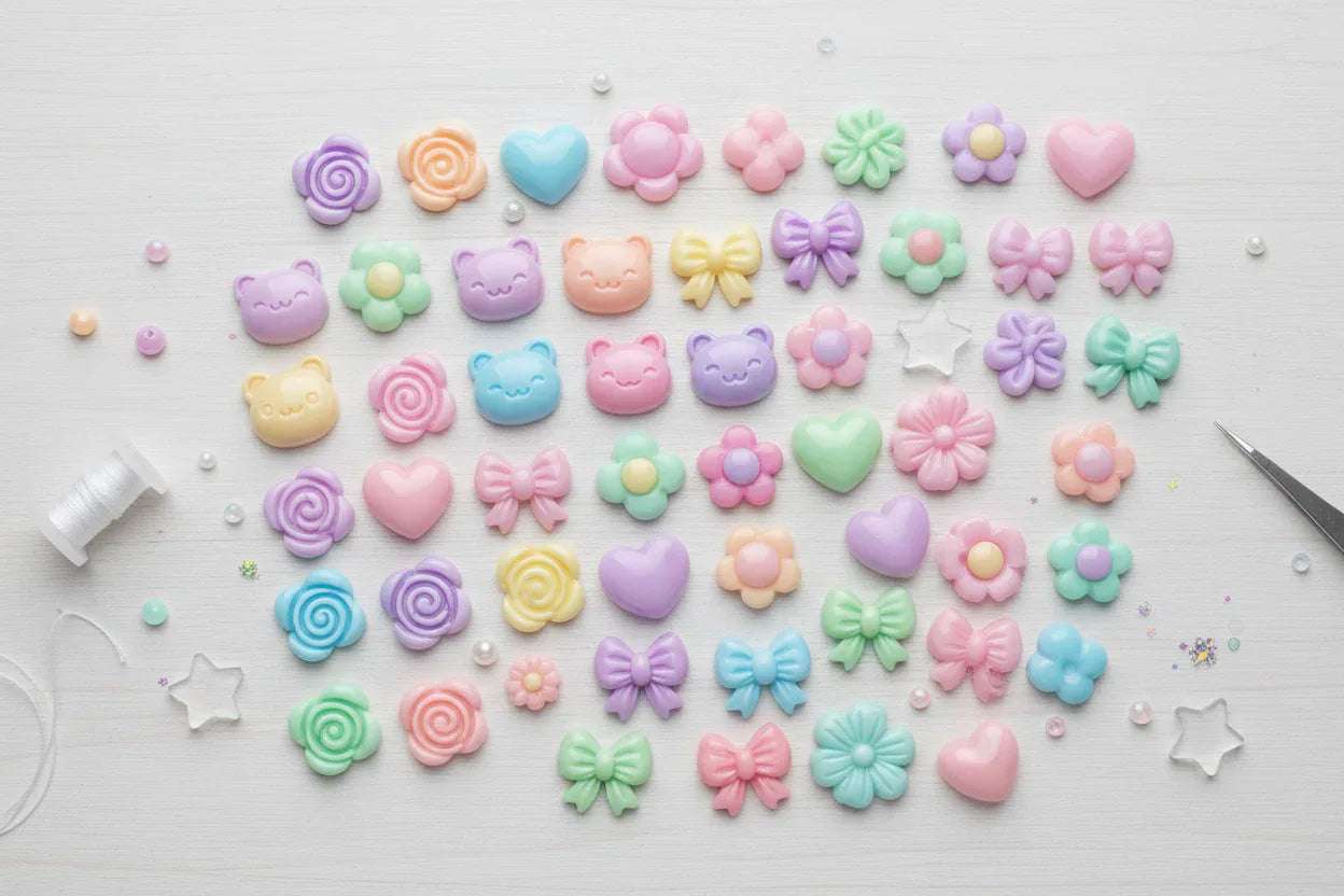 Cabochoner & Flatbacks Resin / Acryl - Hilmas Pyssel