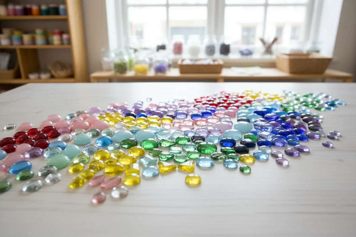 Cabochoner & Flatbacks Glas - Hilmas Pyssel