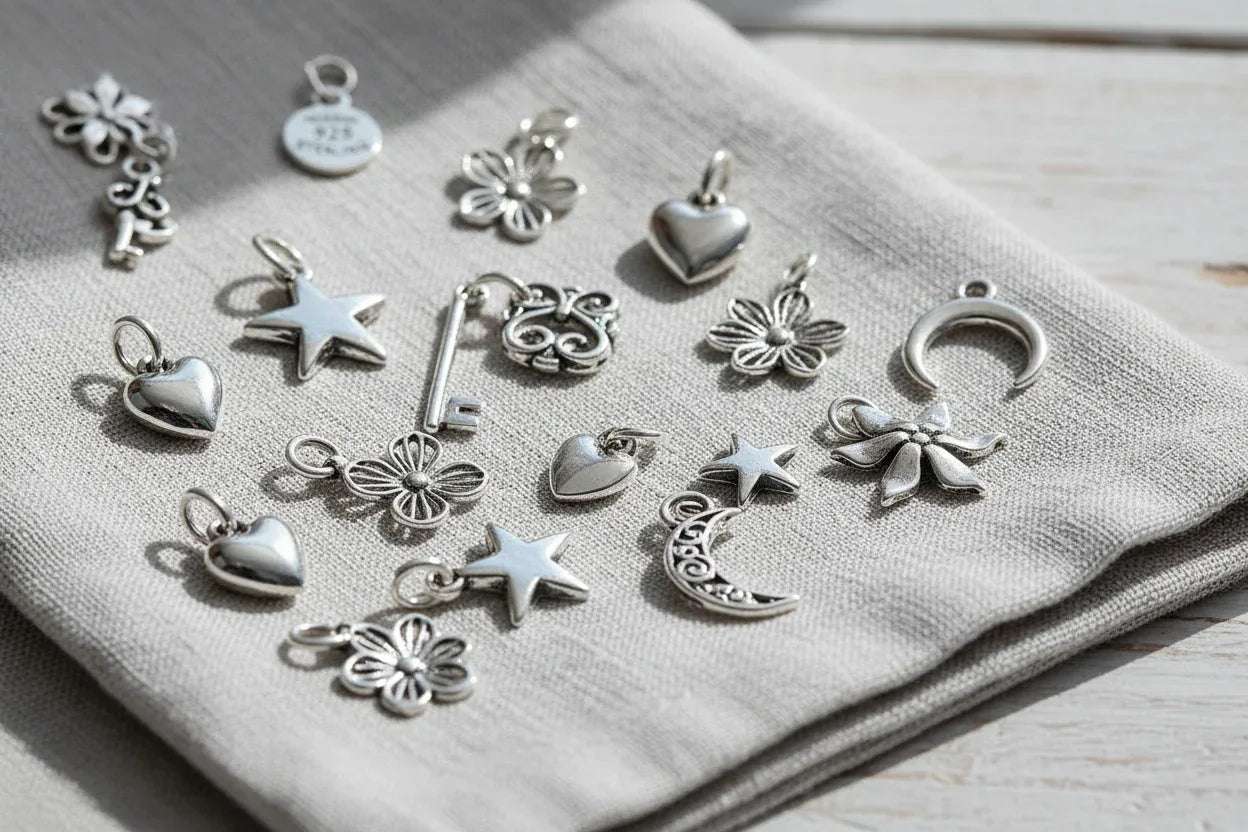 Berlocker & Charms 925 Silver - Hilmas Pyssel