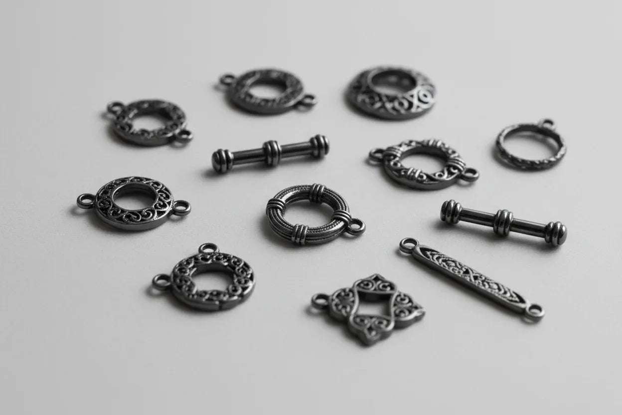 Connectors 925 Silver (Svart Rhodium) - Hilmas Pyssel