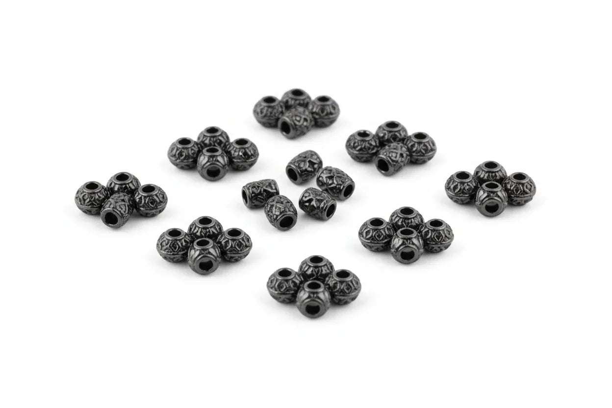 Mellandelar 925 Silver (Svart Rhodium) - Hilmas Pyssel