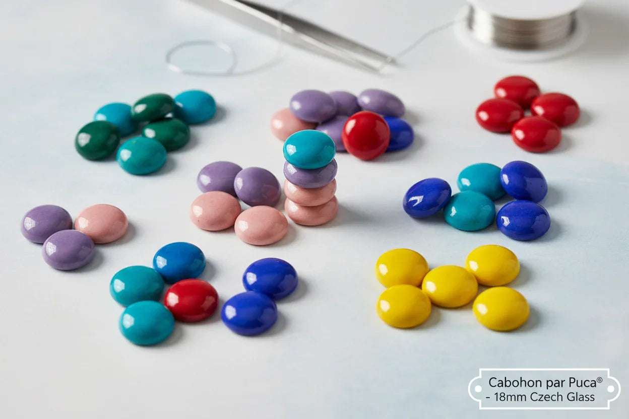 Cabochon par Puca® 18mm - Hilmas Pyssel