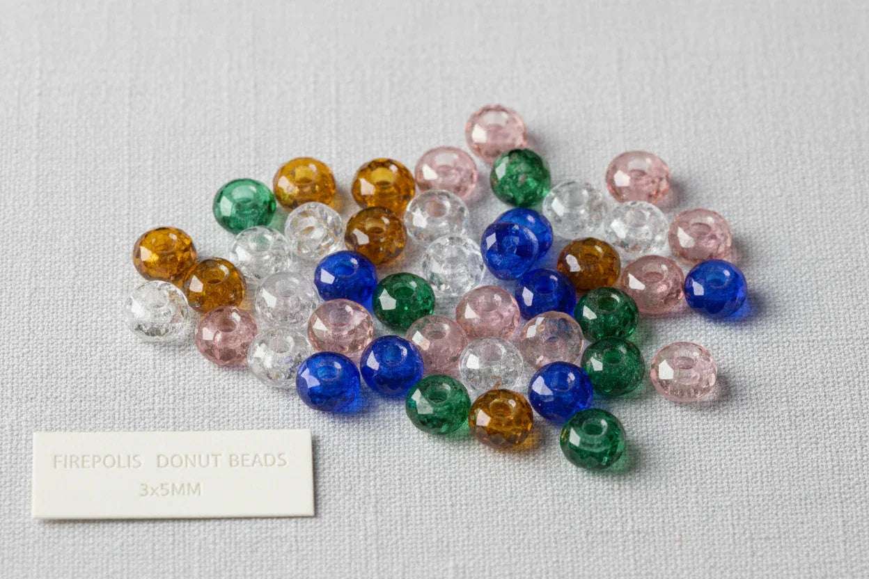 Firepolish Donut 3x5mm - Hilmas Pyssel