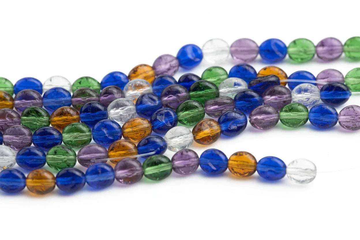 Tjeckiska Glaspärlor Pinch Bead - Hilmas Pyssel