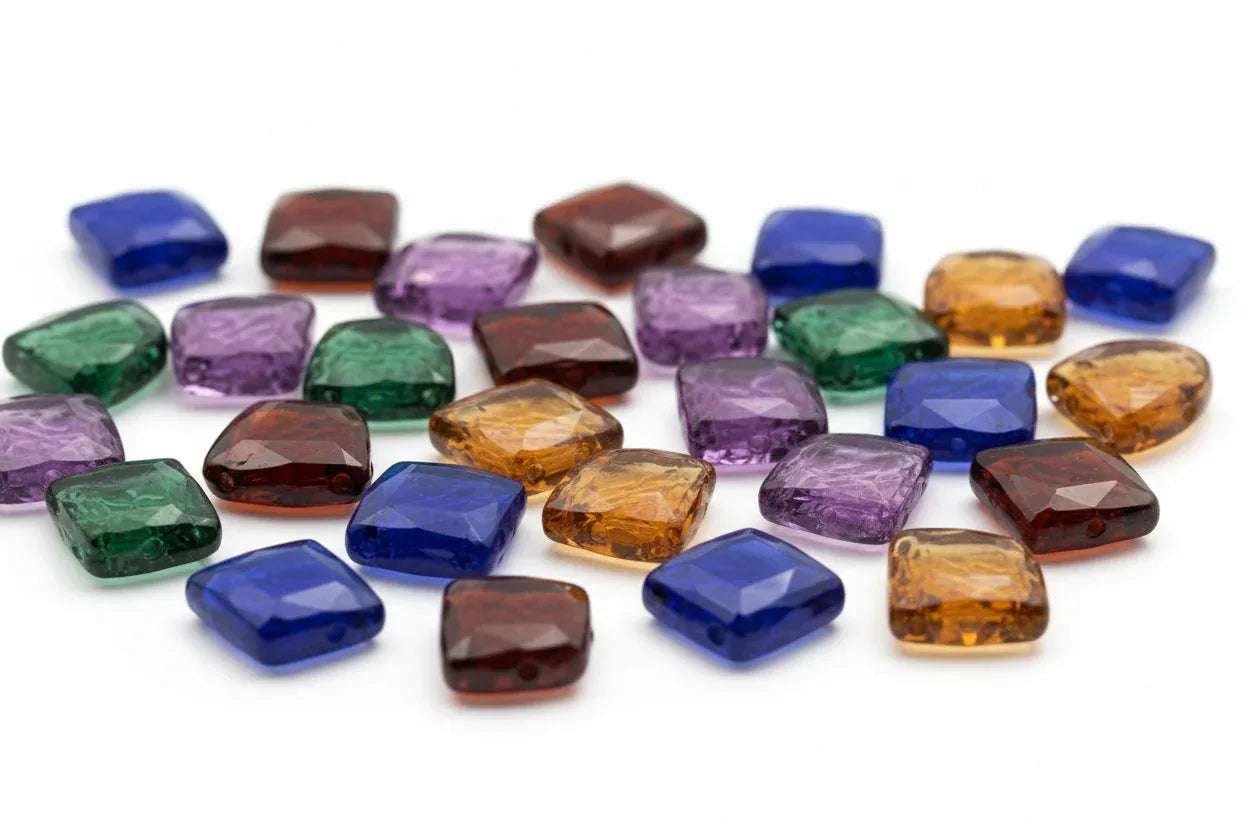 Tjeckiska Glaspärlor Kite bead - Hilmas Pyssel