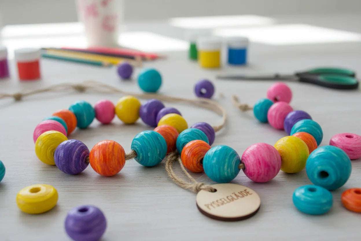 Paper Mache Beads - Hilmas Pyssel