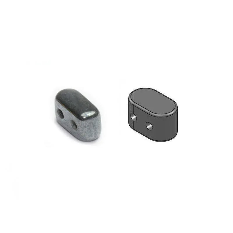 Ios® Par Puca® - Jet Hematite, 10 gram Les perles par Puca® - Paris