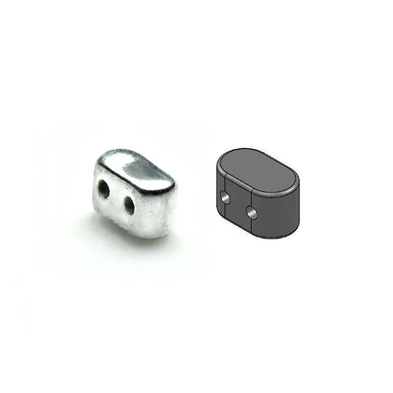 Ios® Par Puca® - Argentees / Silver, 10 gram Les perles par Puca® - Paris