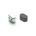 Ios® Par Puca® - Silver Alluminium Matte, 10 gram Les perles par Puca® - Paris