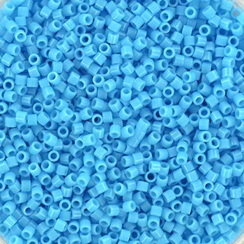 Miyuki Delica - Opaque Light Blue 15/0, 3 gram Miyuki