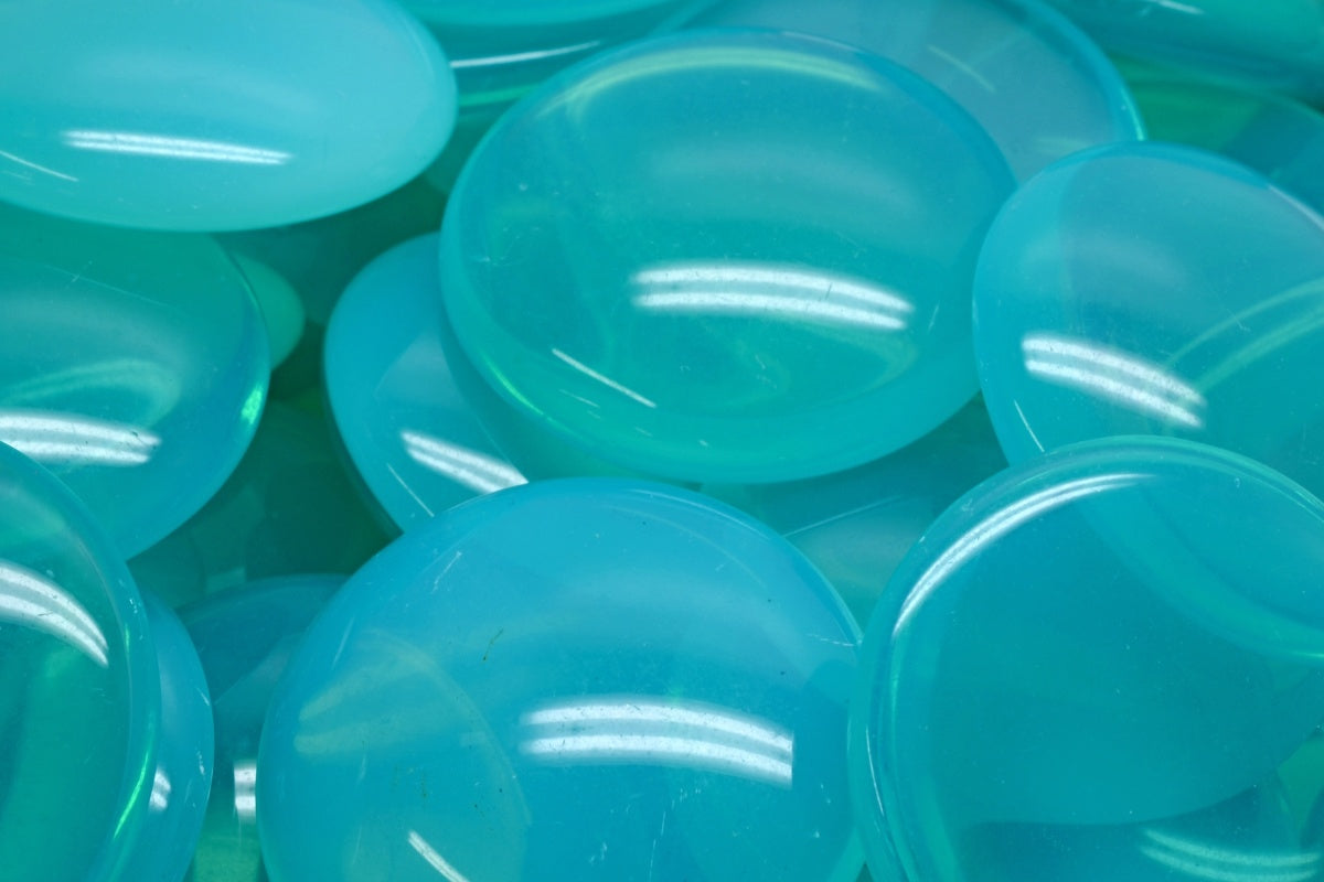 Cabochon – Turquoise Opal, 25 mm, 1 styck