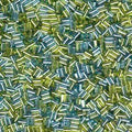 Miyuki Bugle Beads - Mix Lagoon 3 mm, 10 gram Miyuki