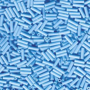 Miyuki Bugle Beads - Opaque Turquoise Blue 6 mm, 17 gram Miyuki