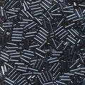 Miyuki Bugle Beads - Gunmetal 6 mm - 10 gram Miyuki
