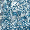 Miyuki Bugle Beads - Silverlined Light Blue 6 mm, 17 gram Miyuki