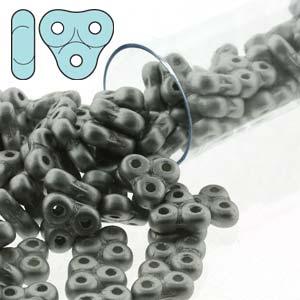 Trinity Beads - Matte Metallic Silver 6x6mm 8 gram Hilmas Pyssel