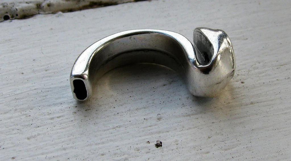 Ringstomme Silverfärgad f- ör Band 5mm och Chaton 1 Styck Grekisk Metall