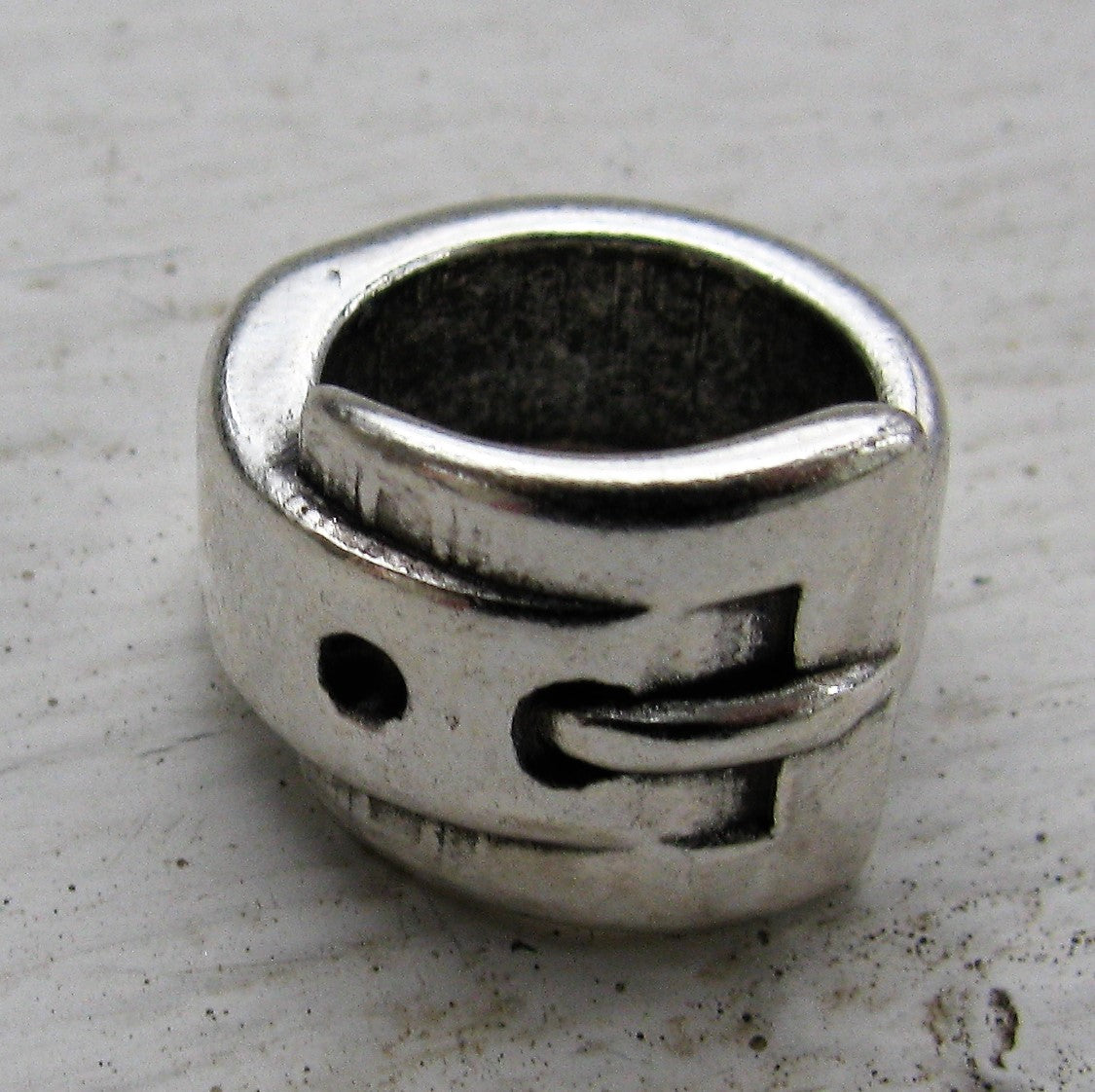 Mellandel Silverfärgad - Bälte 13x10mm 1 Styck Grekisk Metall