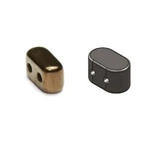 Ios® Par Puca® - Dark Gold Bronze, 10 gram Les perles par Puca® - Paris