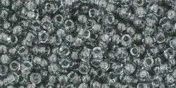 TOHO Seed Beads - Transparent Black Diamond 11/0 (10 gram) TOHO
