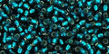 TOHO Seed Beads - Silver-Lined Teal 11/0, 10gram TOHO