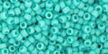 TOHO Seed Beads - Opaque-Frosted Turquoise 11/0, 10 gram TOHO