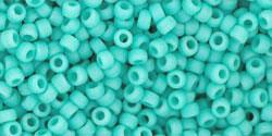TOHO Seed Beads - Opaque-Frosted Turquoise 11/0, 10 gram TOHO