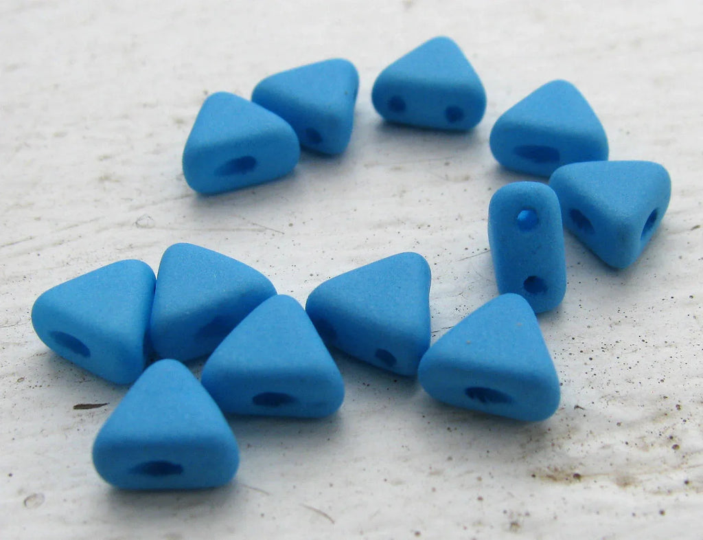 Kheops® Par Puca® - Blue Turquoise Silk Matte, 10 gram Les perles par Puca® - Paris
