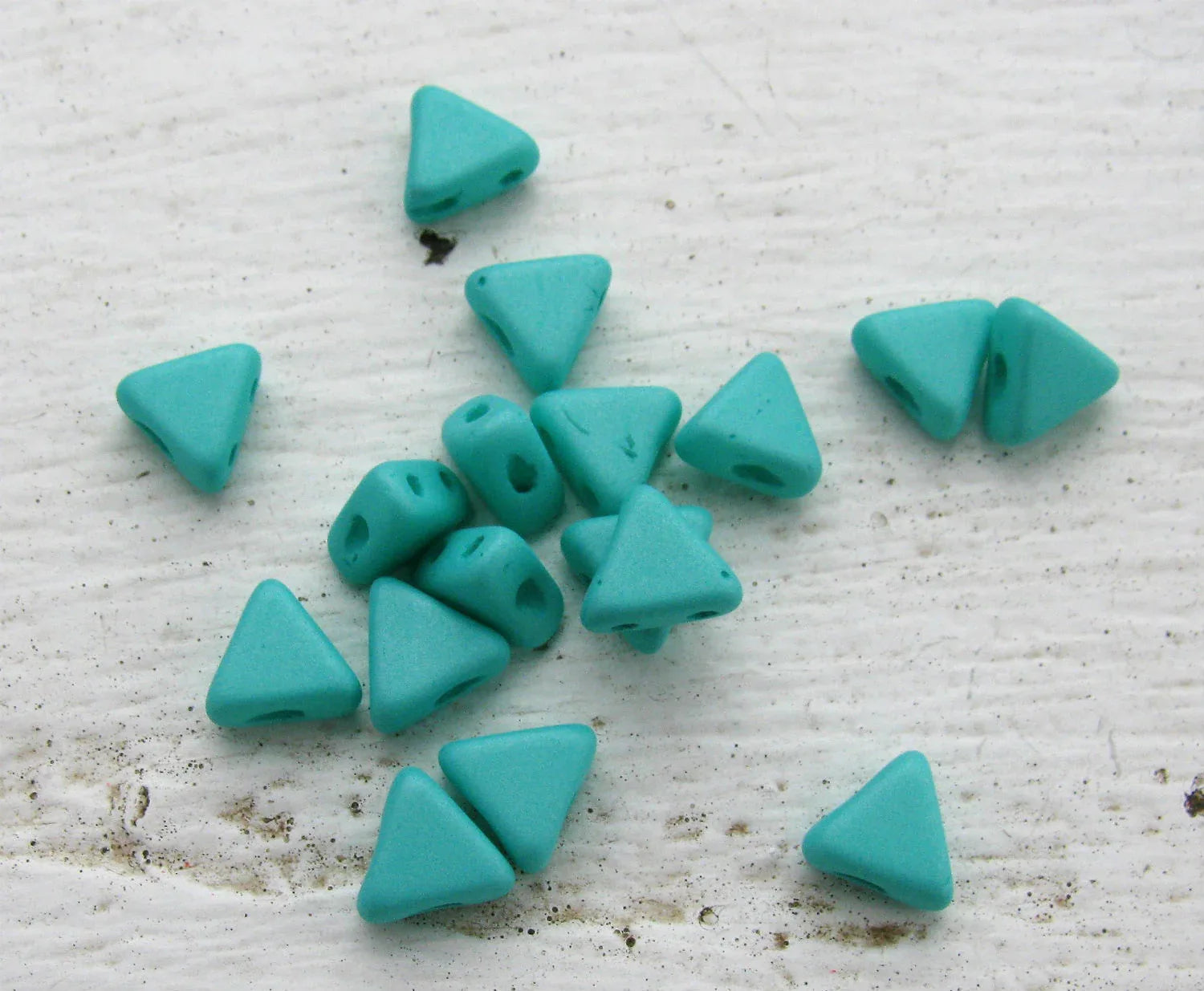 Kheops® Par Puca® - Green Turquoise Silk Matte, 10 gram Les perles par Puca® - Paris