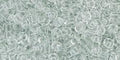 TOHO seed beads - Transparent Crystal 8/0, 10 gram TOHO