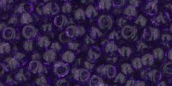 TOHO Seed Beads - Transparent Sugar Plum 8/0, 10 gram TOHO