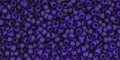 TOHO Seed Beads - Transparent-Frosted Cobalt 15/0, 10 gram TOHO