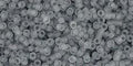 TOHO Seed Beads - Transparent-Frosted LT Grey 15/0, 10gram TOHO