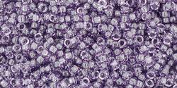 TOHO Seed Beads - Transparent Sugar Plum 15/0, 10 gram TOHO